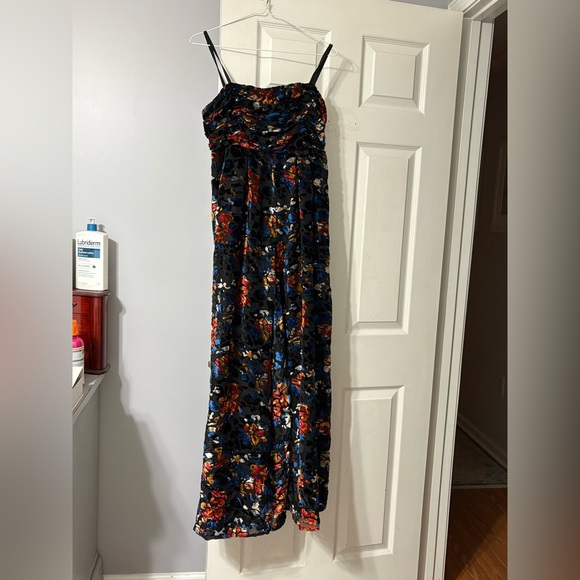 Anthropologie x Hutch, The Mabel, Velvet, wide-leg jumpsuit. Size Medium - Picture 4 of 7